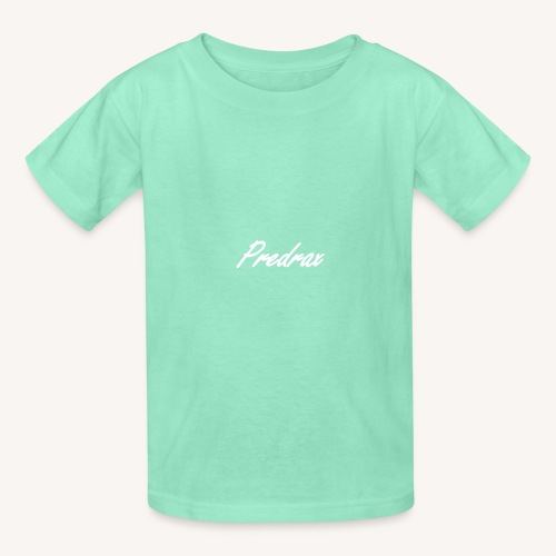 White Predrax Handwritten Cursive Edition - Hanes Youth T-Shirt