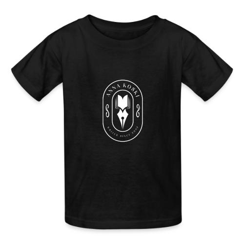 Full Logo White - Heavyweight Kid's T-Shirt