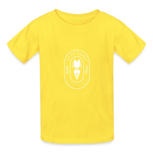 Full Logo White - Heavyweight Kid's T-Shirt