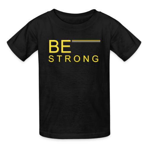 Be Strong design - Heavyweight Kid's T-Shirt