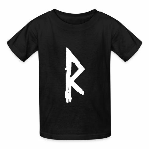 Elder Futhark Rune Raidho - Letter R - Hanes Youth T-Shirt