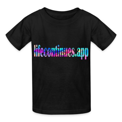 Lifecontinues.app1 - Heavyweight Kid's T-Shirt
