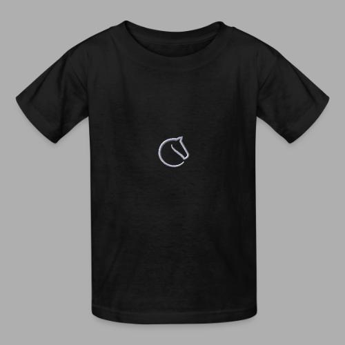 embroidered logo - Heavyweight Kid's T-Shirt