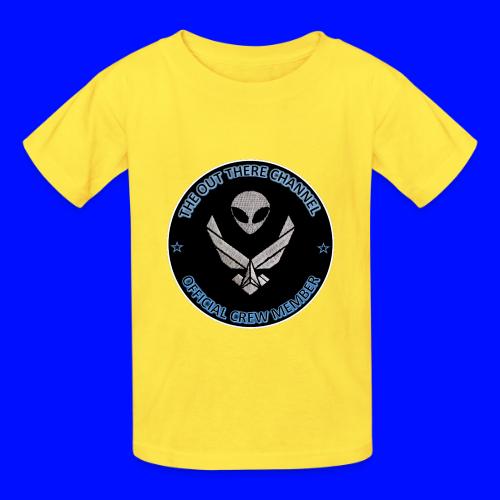 BlackOpsTransBigger1 FrontOnly with OTchan Back - Heavyweight Kid's T-Shirt