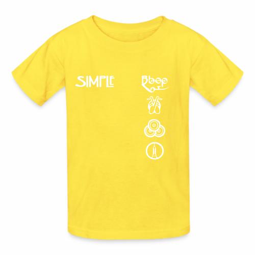 simplesymbolsvert - Heavyweight Kid's T-Shirt