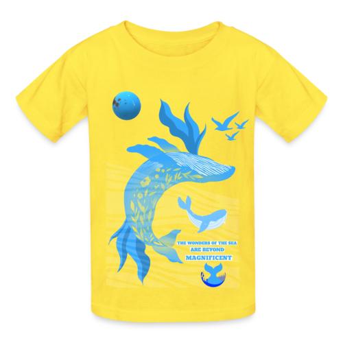 The Wonders Of The Sea - Heavyweight Kid's T-Shirt