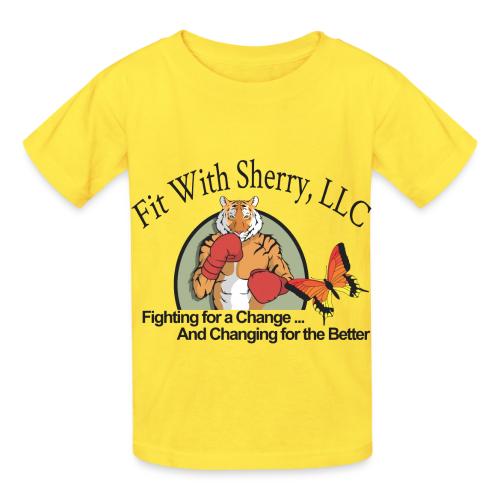 Logo in PNG format - Heavyweight Kid's T-Shirt