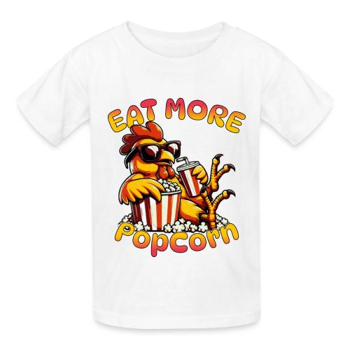 Eat More Popcorn - Heavyweight Kid's T-Shirt