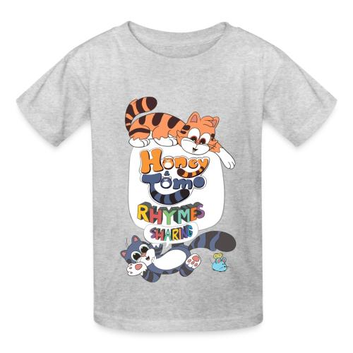 Honey and Tomo Rhymes Sharing - Heavyweight Kid's T-Shirt