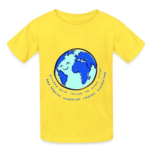 hello theme world - Heavyweight Kid's T-Shirt
