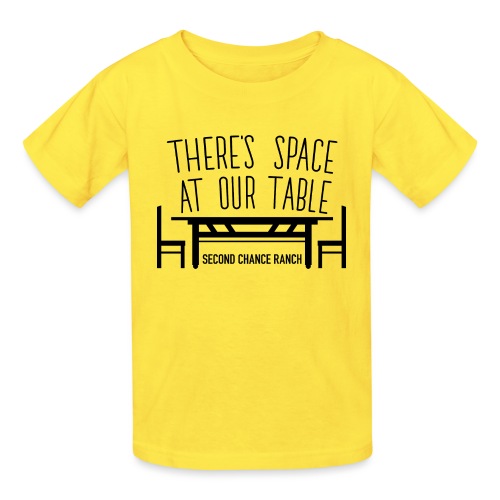 There's space at our table. - Hanes Youth T-Shirt