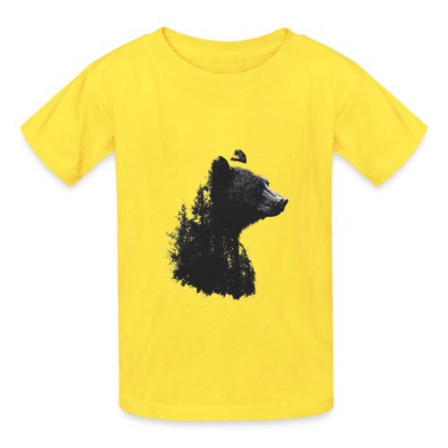 Forest Within the Bear - Heavyweight Kid's T-Shirt