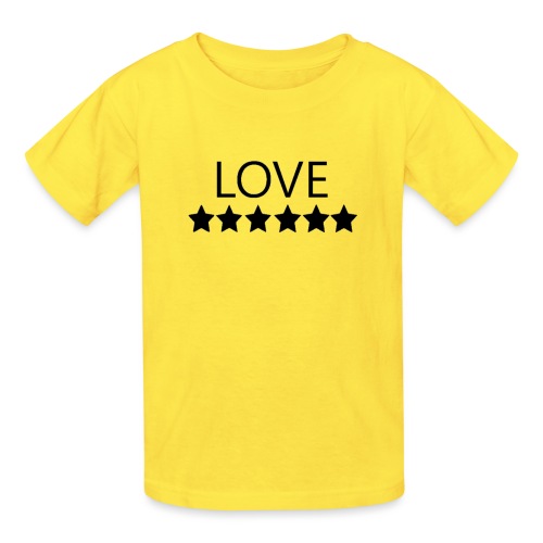 LOVE (Black font) - Hanes Youth T-Shirt