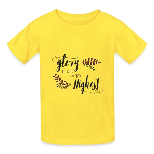 Glory to God - Hanes Youth T-Shirt