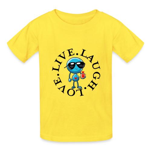 Circle Remember to live laugh love - Heavyweight Kid's T-Shirt