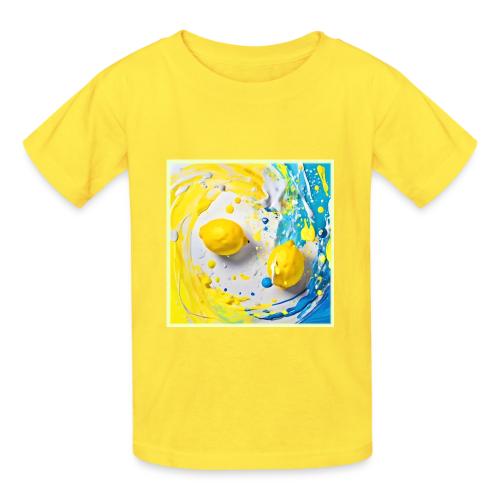 Lemons in a Splash - Heavyweight Kid's T-Shirt