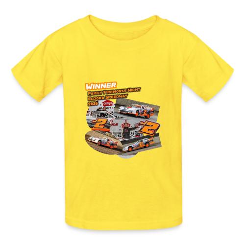 Rob Trent Eldora Speedway FFN#1 Design 1 - Heavyweight Kid's T-Shirt