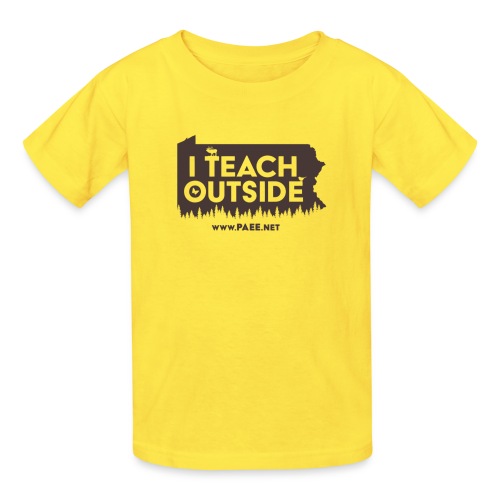 Brown I Teach Outside - Hanes Youth T-Shirt