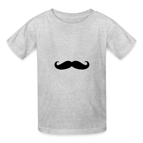 mustache - Hanes Youth T-Shirt