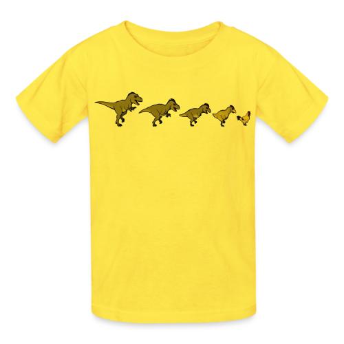 Chicken Evolution - Heavyweight Kid's T-Shirt