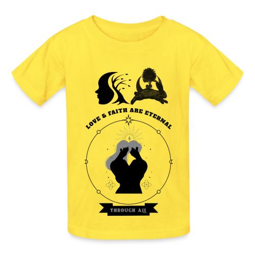 Love & Faith - Heavyweight Kid's T-Shirt