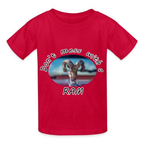 Don’t Mess with a RAM - Heavyweight Kid's T-Shirt