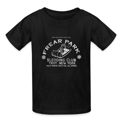 RO Frear Park Sledding Club Distressed Light - Heavyweight Kid's T-Shirt
