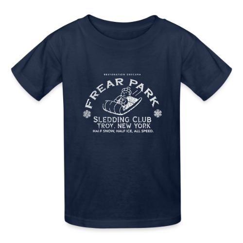 RO Frear Park Sledding Club Distressed Light - Heavyweight Kid's T-Shirt