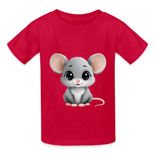 Baby Mouse: Little Grey Explorer - Heavyweight Kid's T-Shirt