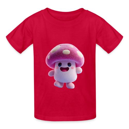 Mushroom: Purple Forest Friend - Heavyweight Kid's T-Shirt