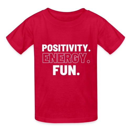 Positivity Energy and Fun - Hanes Youth T-Shirt
