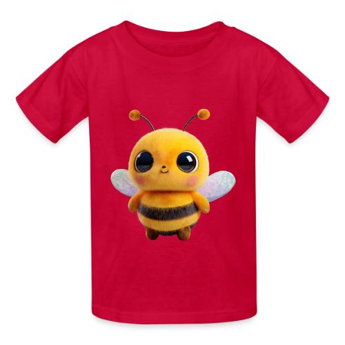 Sweet Cartoon Baby Bee with Innocent Eyes - Heavyweight Kid's T-Shirt
