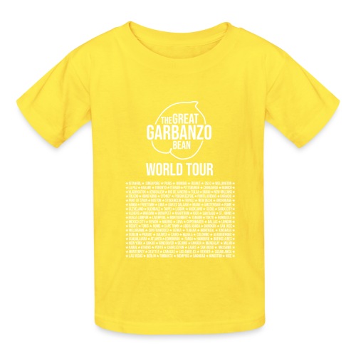 The Great Garbanzo Bean World Tour - Hanes Youth T-Shirt