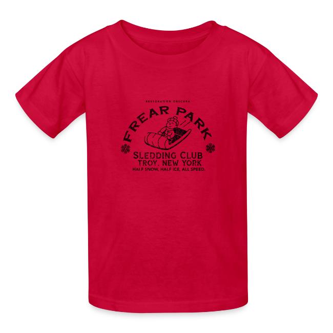 RO Frear Park Sledding Club Distressed Dark