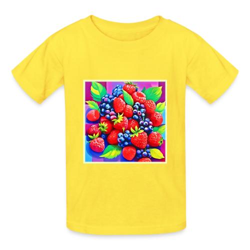 Fresh Berry Bounty - Heavyweight Kid's T-Shirt