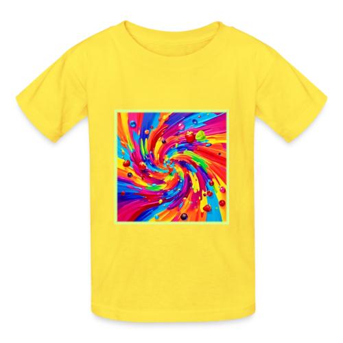 Colorful Fruit Vortex - Heavyweight Kid's T-Shirt