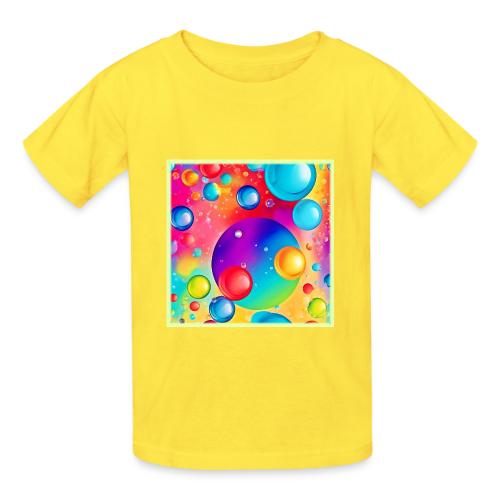 Colorful Sphere Abstract Art - Heavyweight Kid's T-Shirt