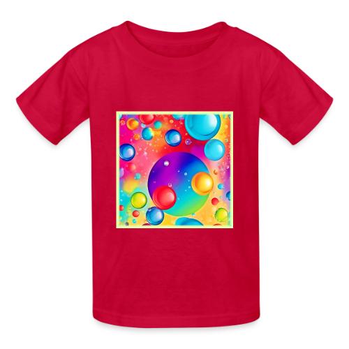 Colorful Sphere Abstract Art - Heavyweight Kid's T-Shirt