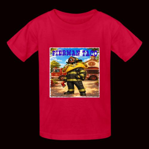 Fireman Taco - Heavyweight Kid's T-Shirt