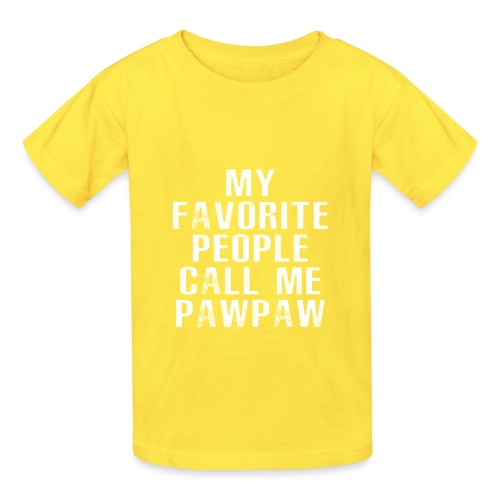 My Favorite People Called me PawPaw - Hanes Youth T-Shirt