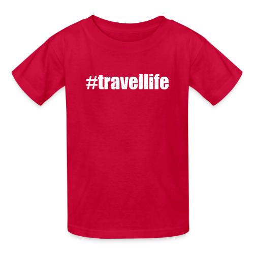 #TRAVELLIFE 0002 - Heavyweight Kid's T-Shirt