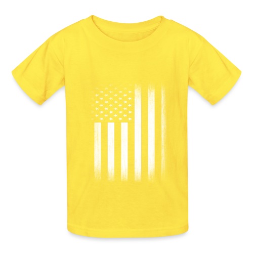 US Flag Distressed - Hanes Youth T-Shirt