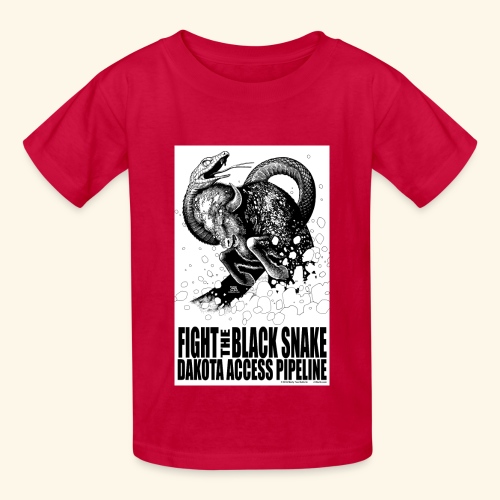Fight the Black Snake NODAPL - Hanes Youth T-Shirt