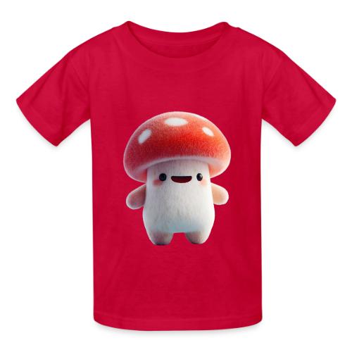 Mushroom: Red Forest Friend - Heavyweight Kid's T-Shirt