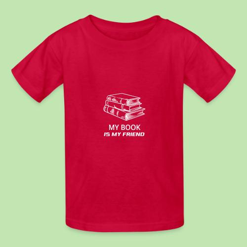 book lover t-shirt, book day shirt, my book is my - Heavyweight Kid's T-Shirt
