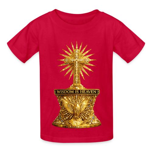 Wisdom is Heaven - Heavyweight Kid's T-Shirt