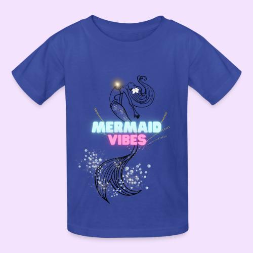 Mermaid Vibes Design - Heavyweight Kid's T-Shirt