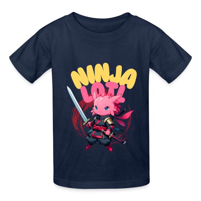 Kawaii Axolotl Ninja