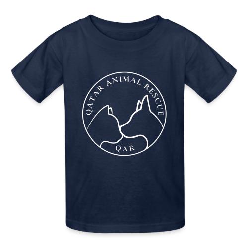 Merch with White Logo - Heavyweight Kid's T-Shirt