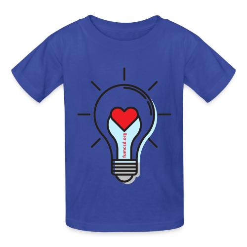 FUMCSD Heart Light Bulb - Heavyweight Kid's T-Shirt